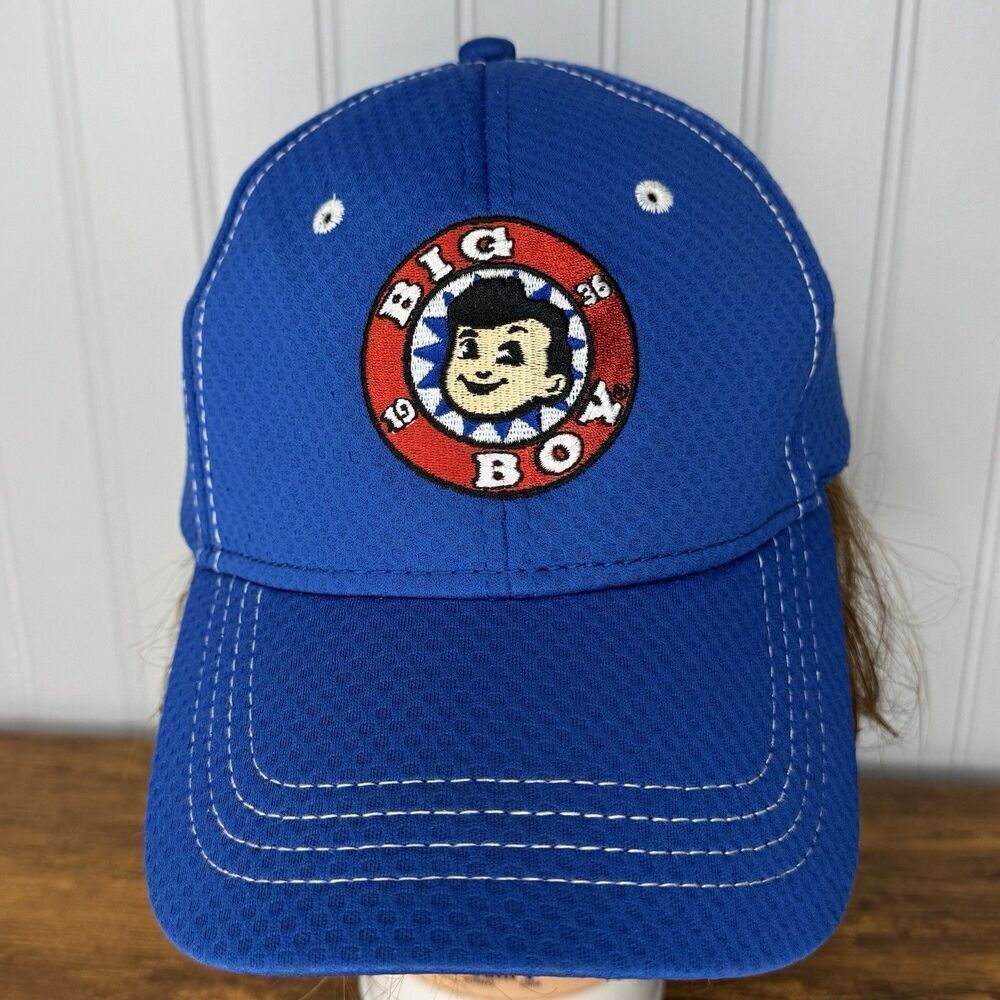 Bob's Big Boy Restaurant Hat by Cap America GOLF Headwear for the GAME Blue